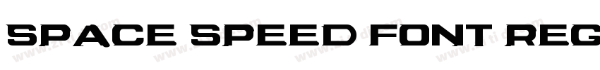 Space Speed Font Reg字体转换